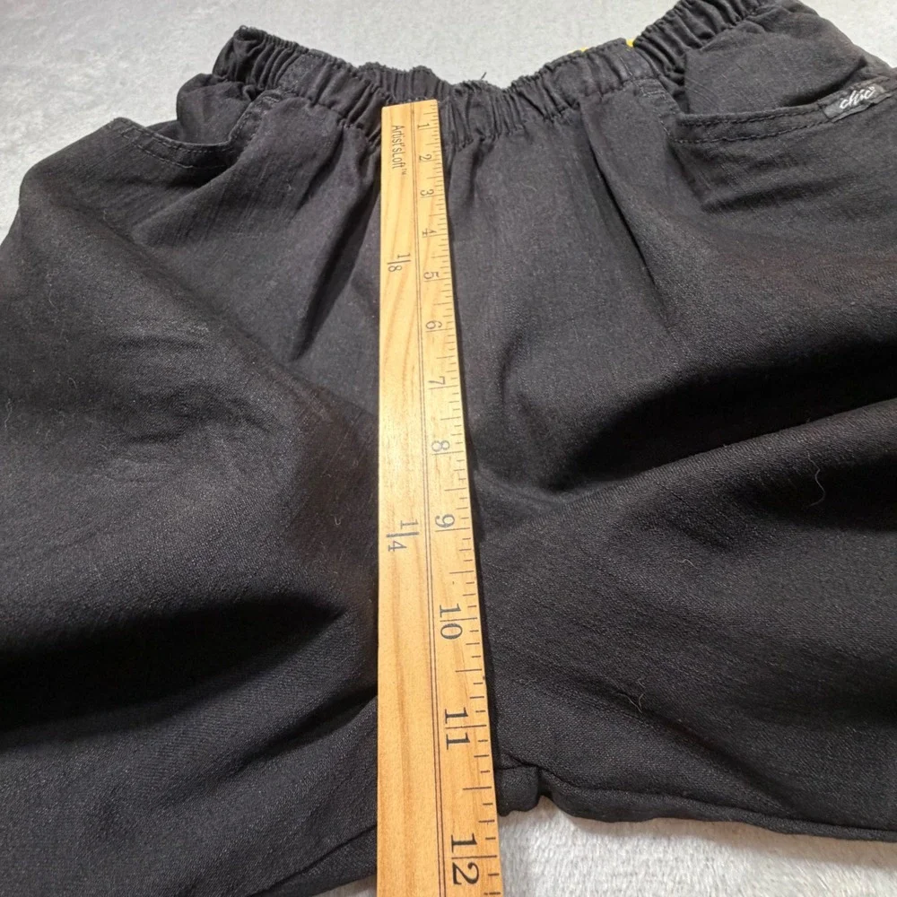 Vintage Chic Black‎ Comfort Legging Pants Size 10P Cotton Blend 90s High Waist